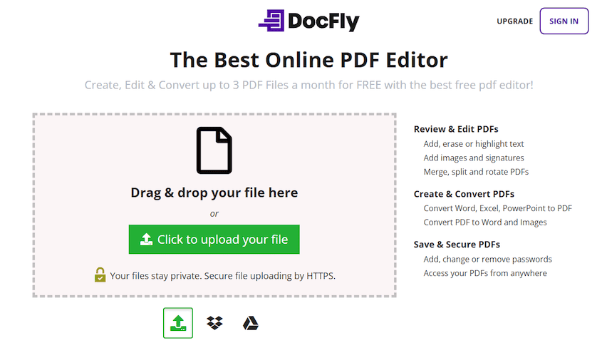 Step 1 Visit DocFly