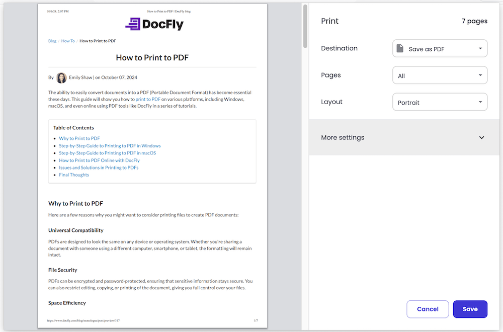 mac print pdf